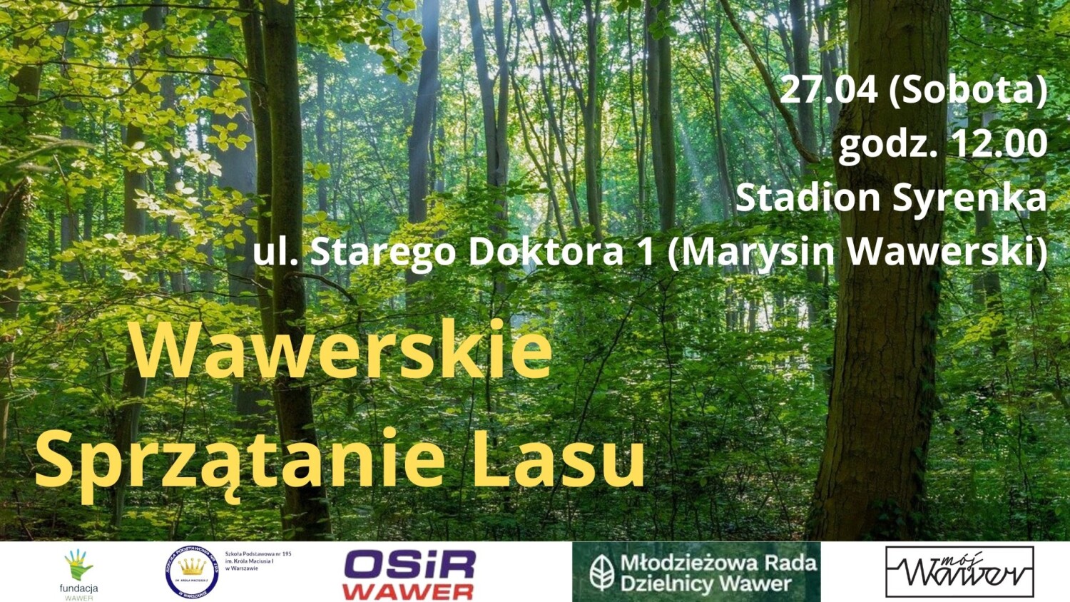 wawerskie sprzątanie lasu